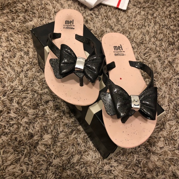 Mini Melissa Mel Harmonic III Flip-Flop Sand 13LK - Picture 2 of 6